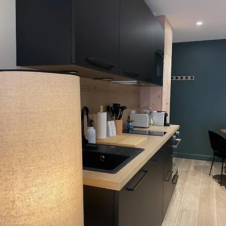 Cosy Terrasse 6 Pers Ax Thermes Centre Parking 公寓 阿克斯莱泰尔姆